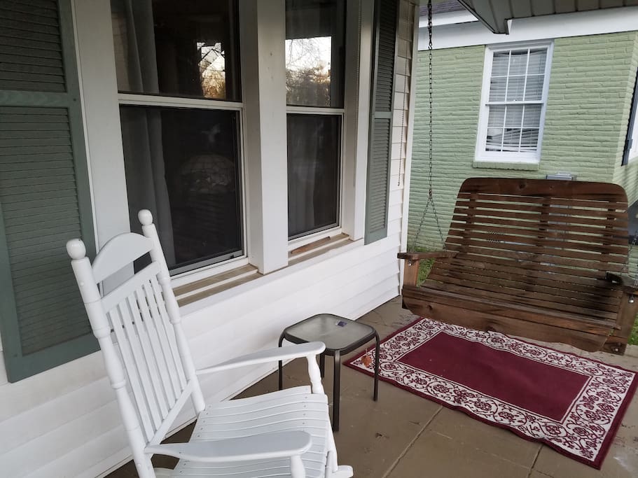 Rocking Chair Porch with Swing.