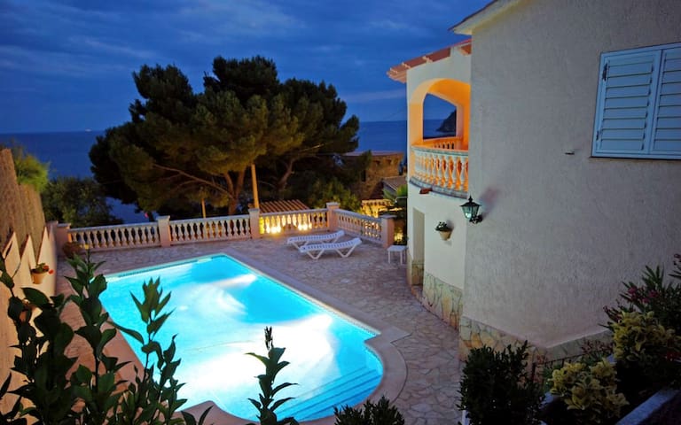 Tamariu, Villa pour 8 pers., incroyable vue mer !