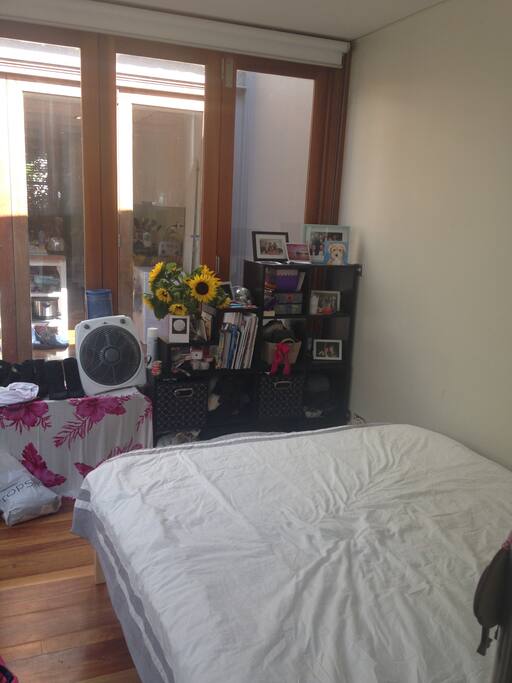 Double bed in 'Granny flat'