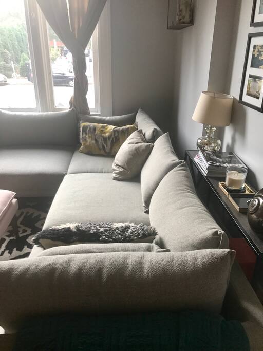 Deep cushions for comfy lounging and roomy sleeping.