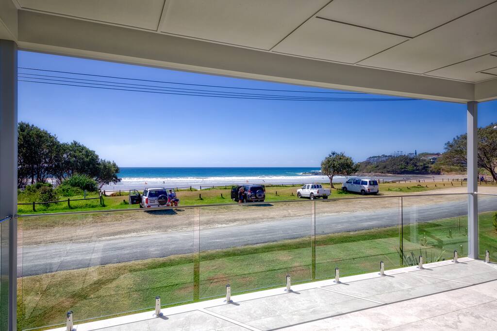 Beach view from the balcony