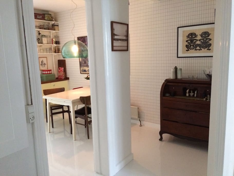Kitchen and hallway