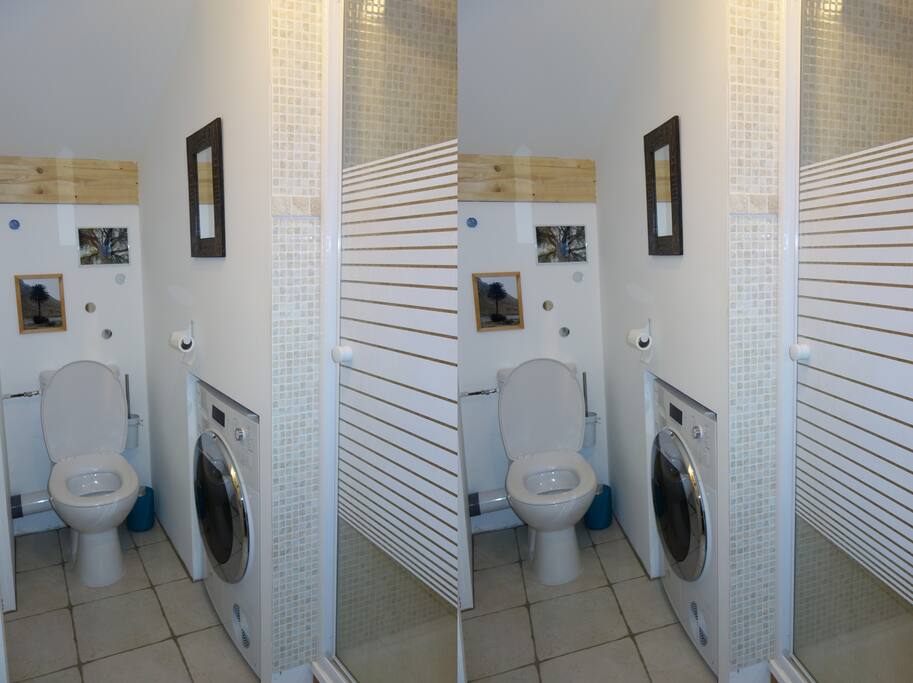 Salle de bain partagée
