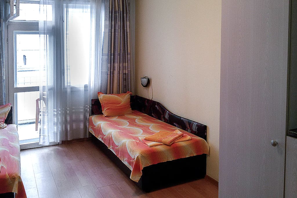 A Twin Bedroom.