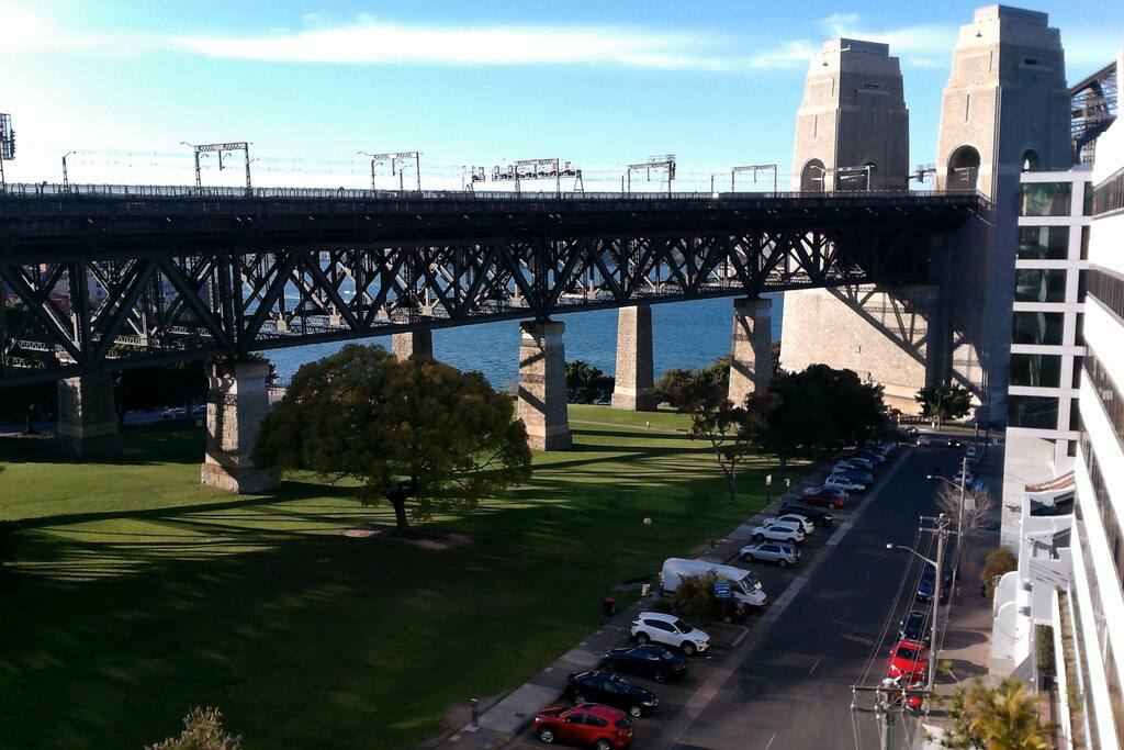 Daytime view from the balcony.