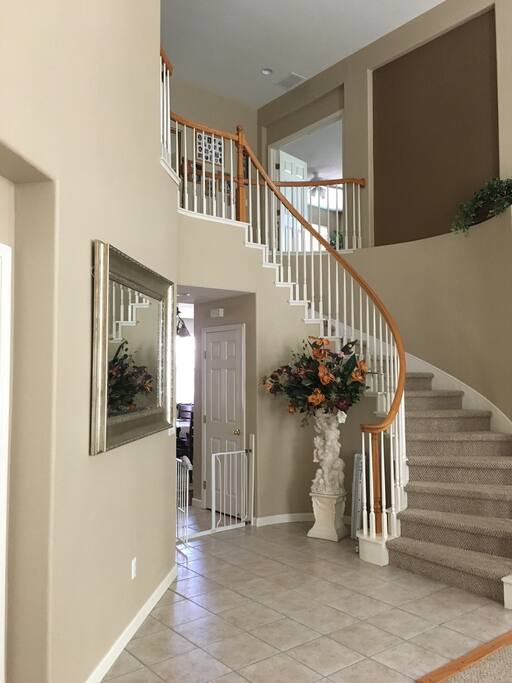 Entryway to the rooms