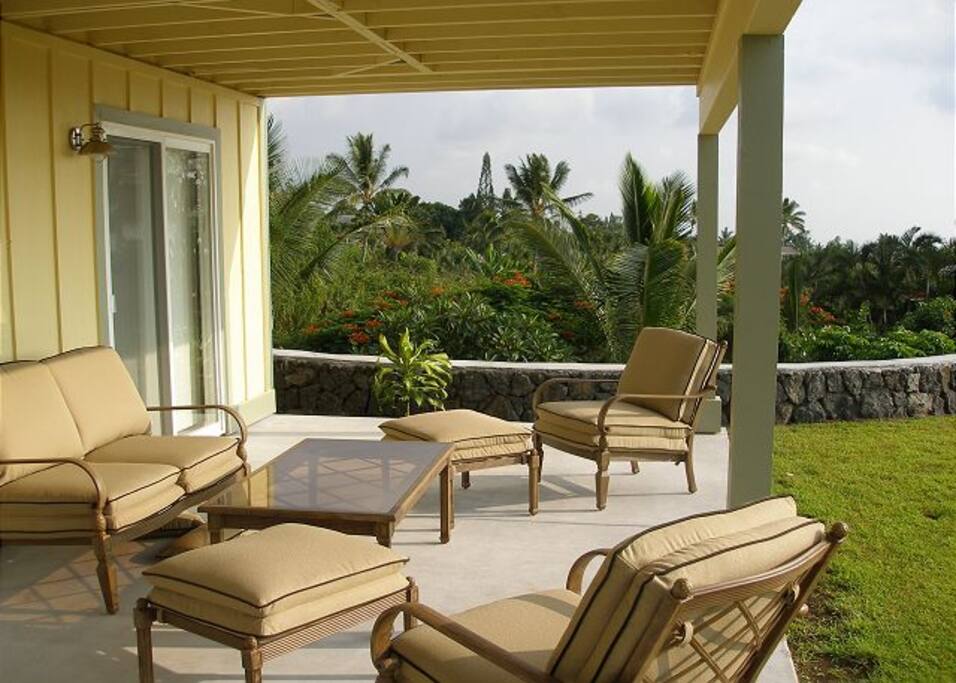 Back yard lanai