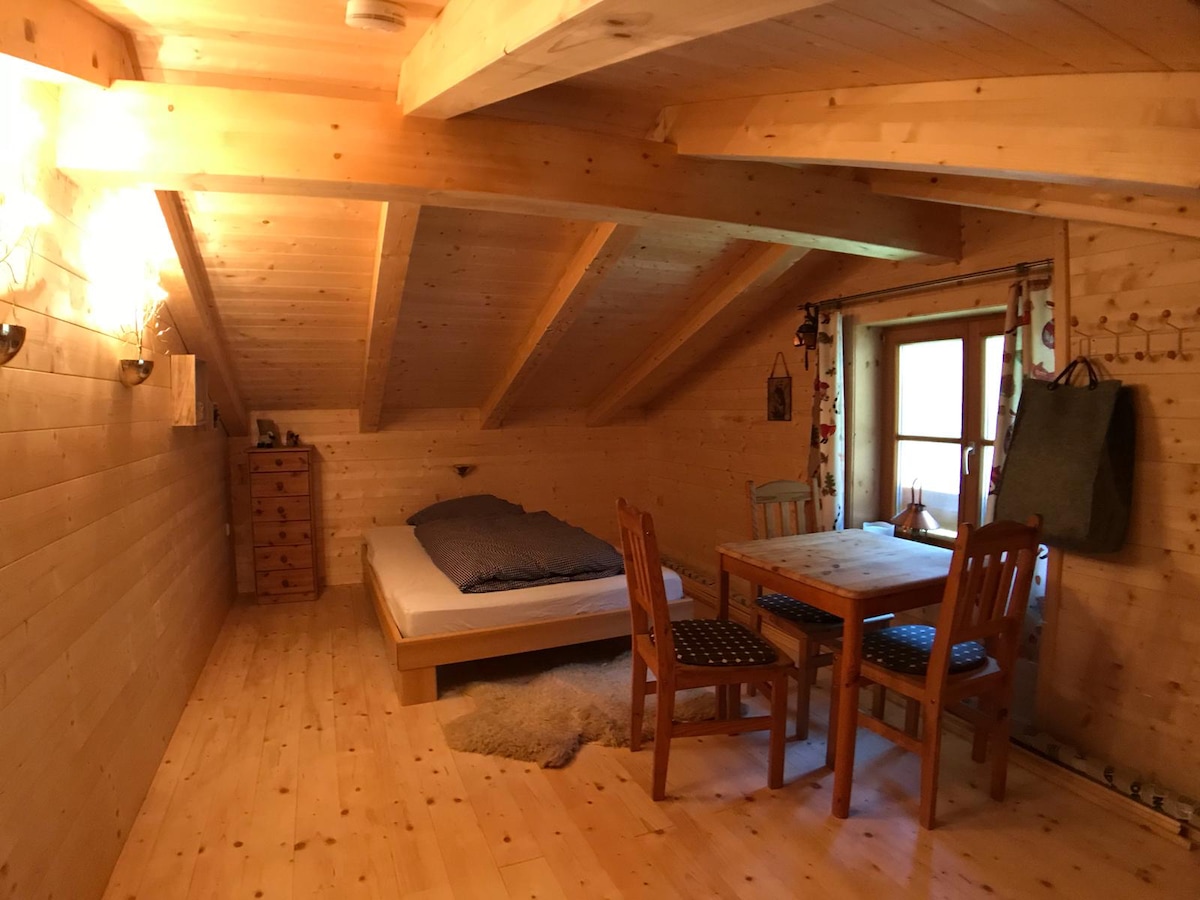 Soba u potkrovlju, s bračnim krevetom (1,40 m)