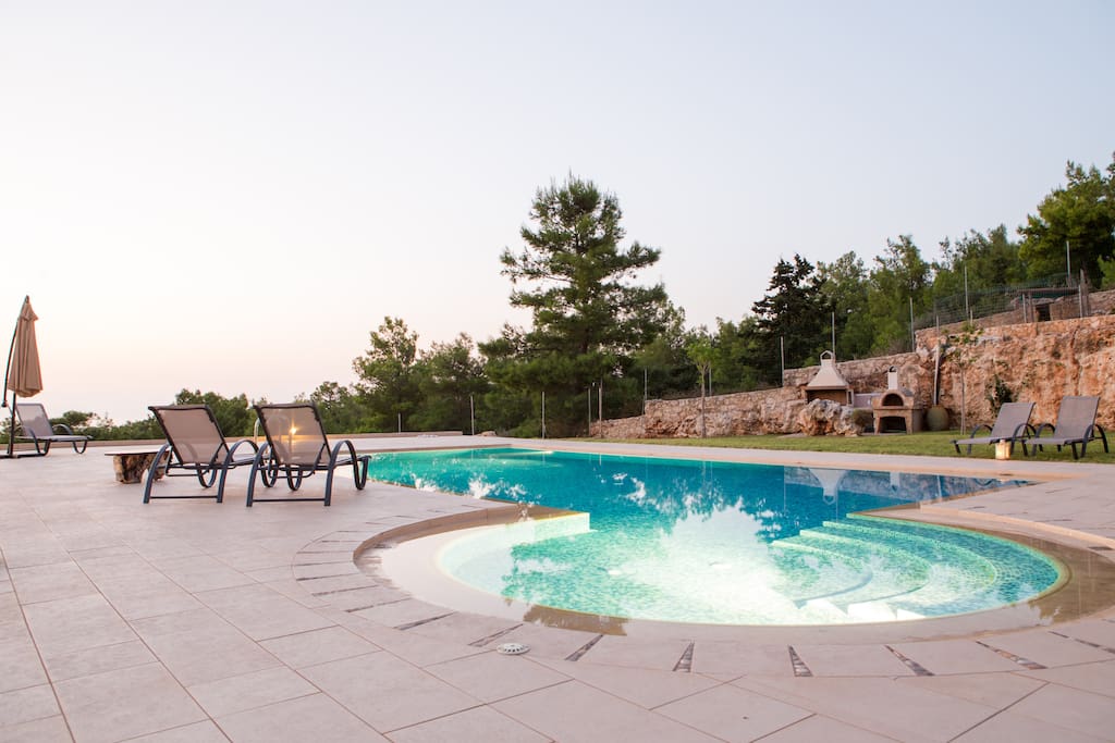 Pool by night