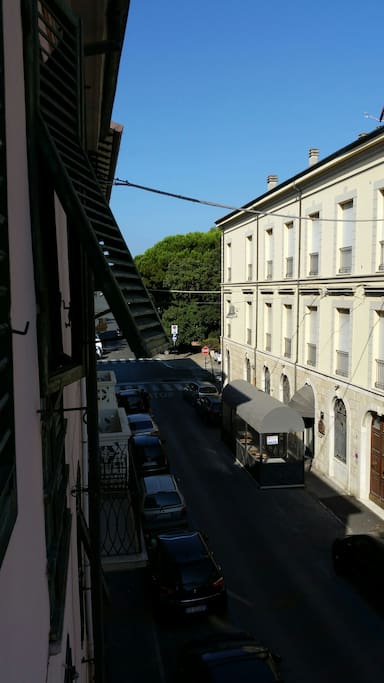 Vista altro lato del balcone