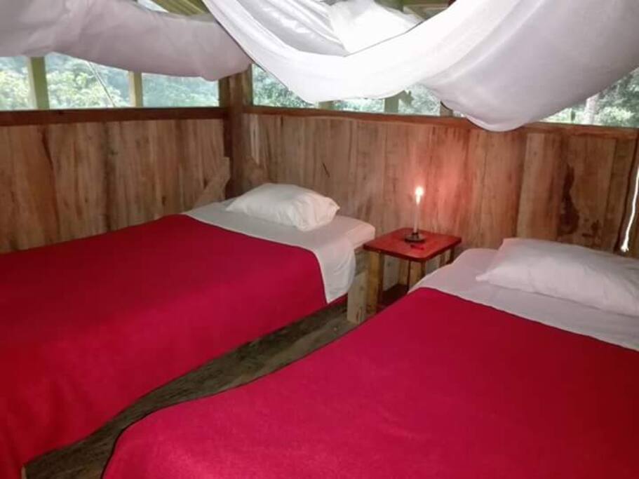 una de las habitaciones