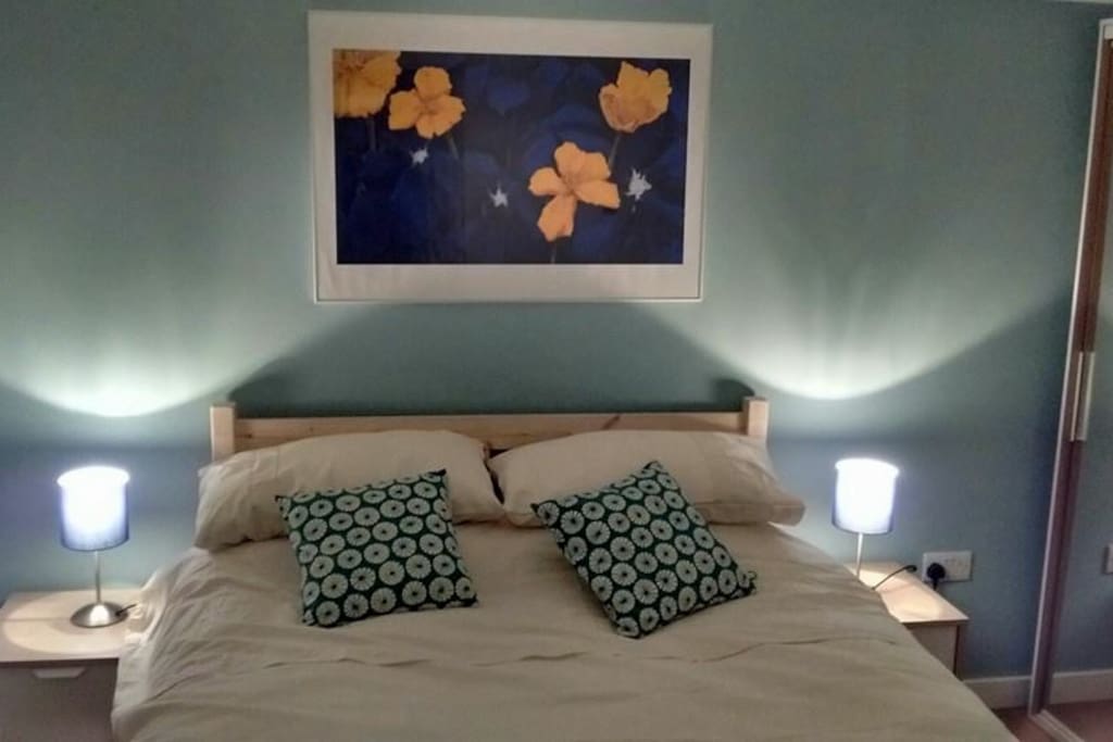 bedroom (brand new comfy bed!)