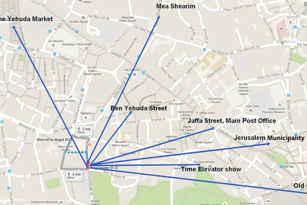 Map location