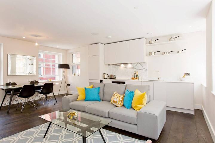 Stunning 2 bed/bath with concierge, AC and lift