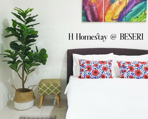 H Homestay  @ Beseri , Perlis (2-7 pax) with WIFI