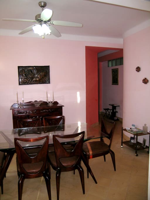 Dining room and hall