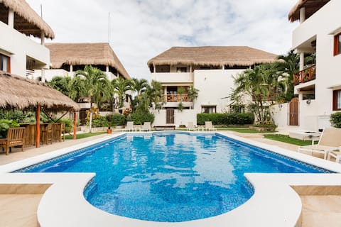Chill in the Plunge Pool at a Tree-top Tulum Jungle Loft