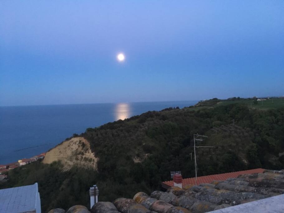 Terass view at night