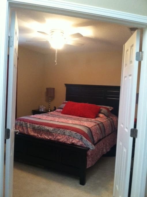 Clean, comfortable bedroom