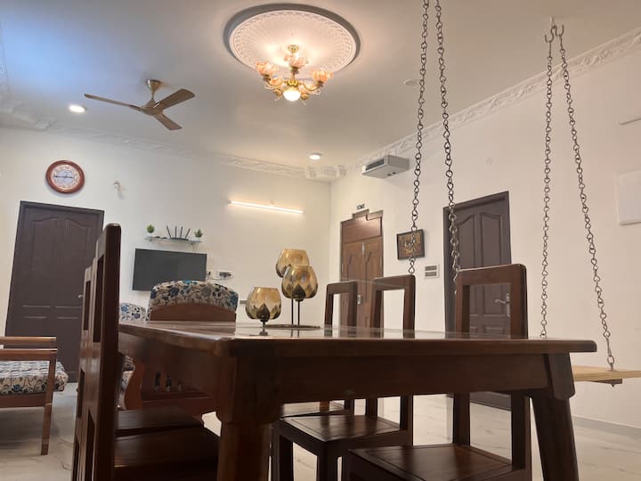 Villa Malar 3bhk|near Whitetown & Rock Beach - Pondichéry