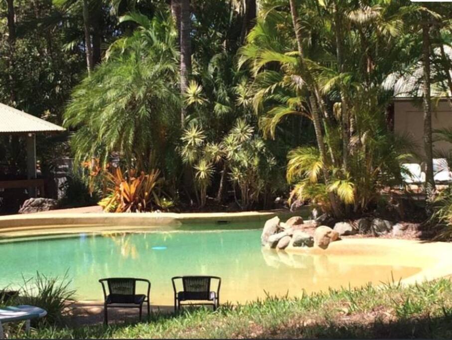 The villa is in a small, friendly and peaceful community.