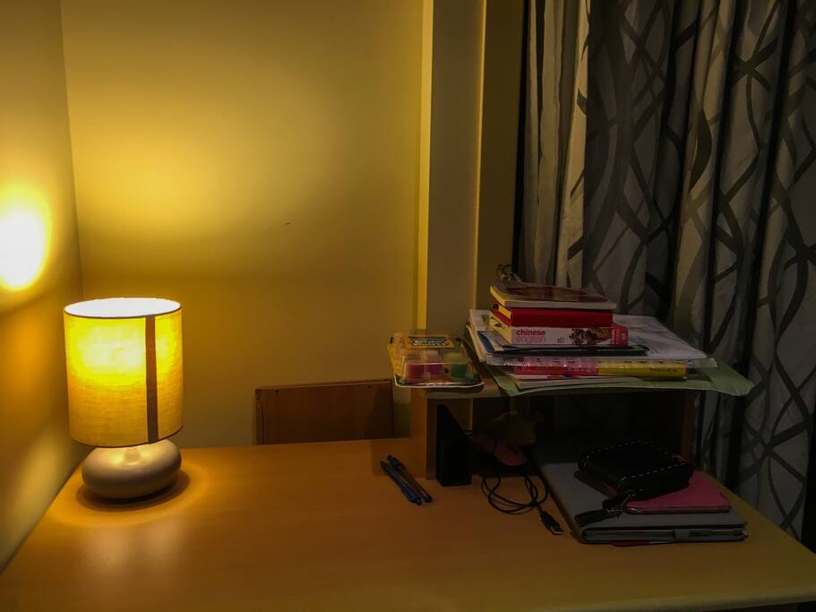 desk, work space