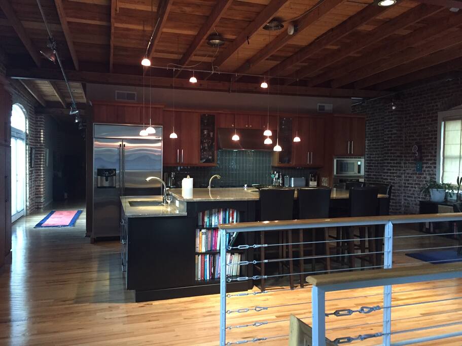 Modern gourmet kitchen