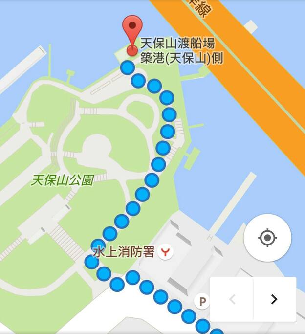 ②Free ship platform to USJ.