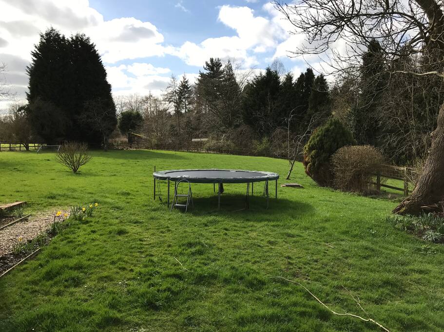 Our large garden is perfect for kids to play in or for relaxing with a good book on a summer's day.