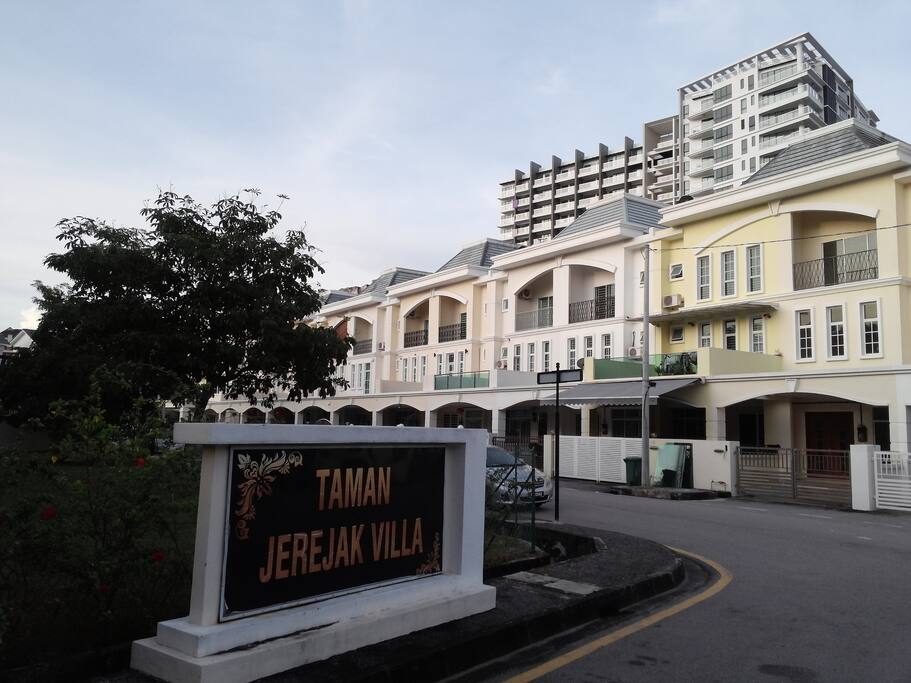 Signage of the housing area