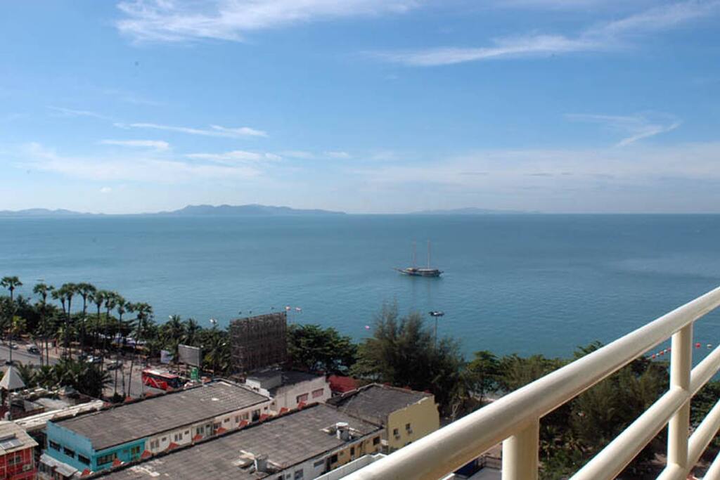 view from balcony