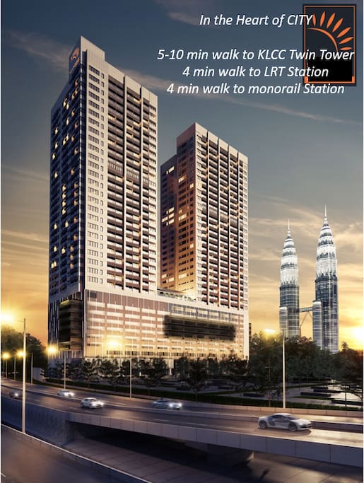 nearby LRT station