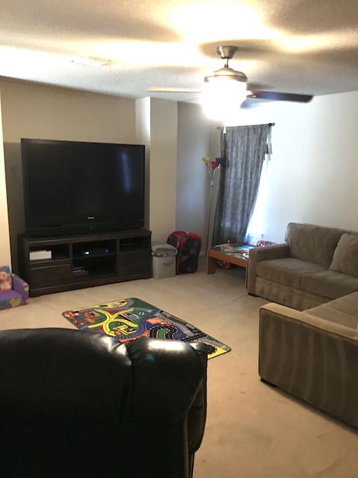 Upstairs game room