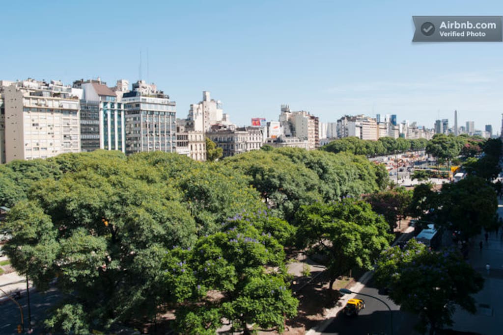 La vista del Obelisco. Obelisk View