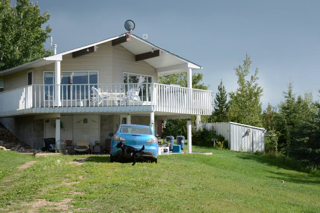 Huge deck!