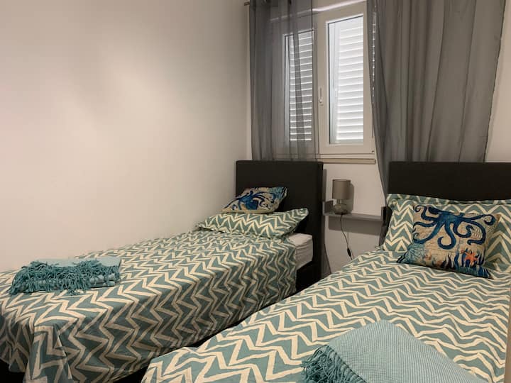 Tweepersoonskamer, ideaal voor kinderen.