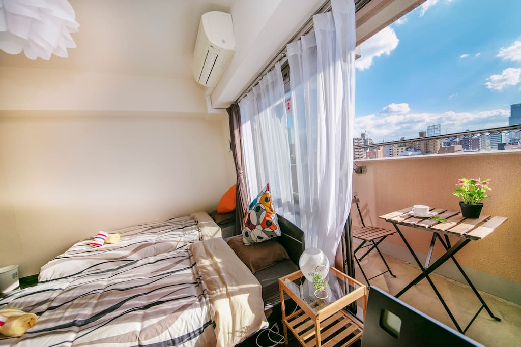 11F ,South balcony,Good Sunshine and scenery。11楼南向阳台,采光好 风景美