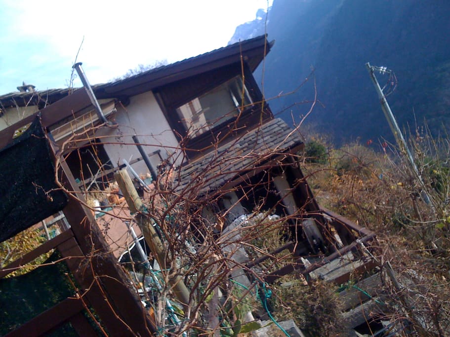 ouside of the house