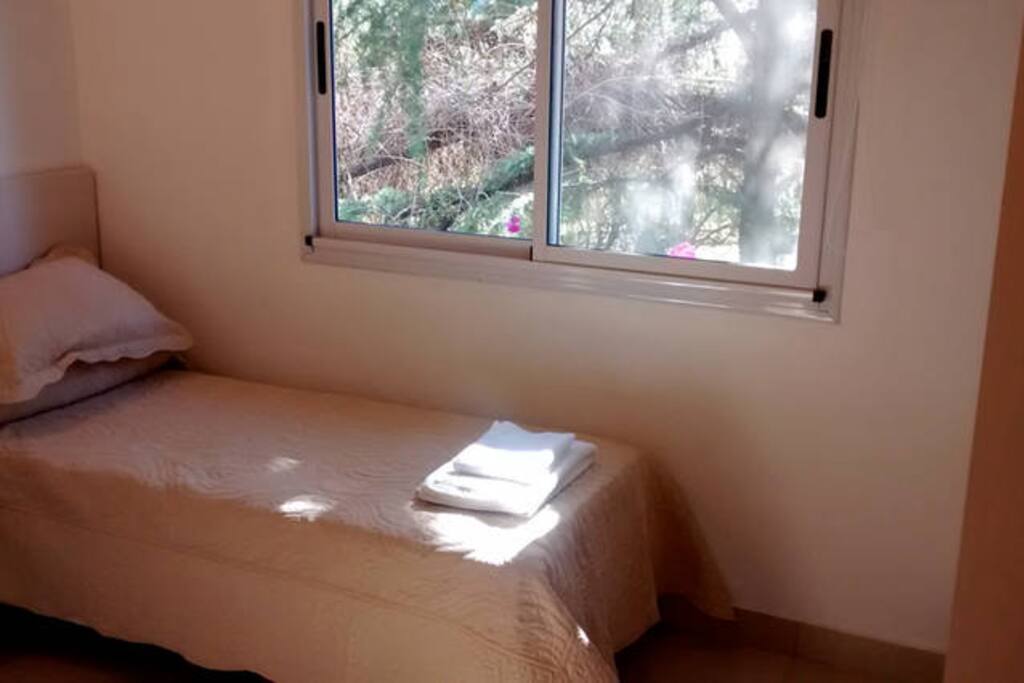 Habitación con vista al parque, con aire acondicionado