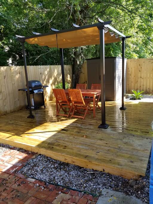 Backyard with Grill