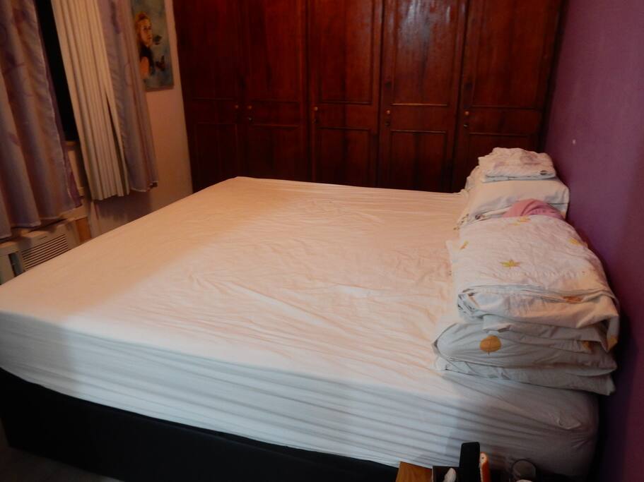 SUITE MASTER BEDROOM, CLOSET EMPTY DRAWERS, MASTER KING SIZE BED
