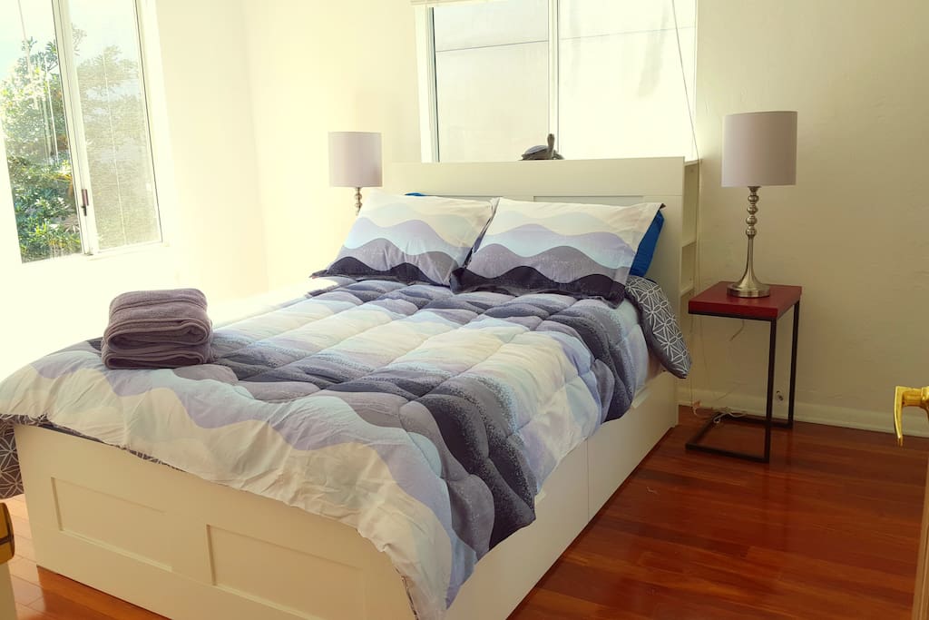 Bedroom 1 with full bed