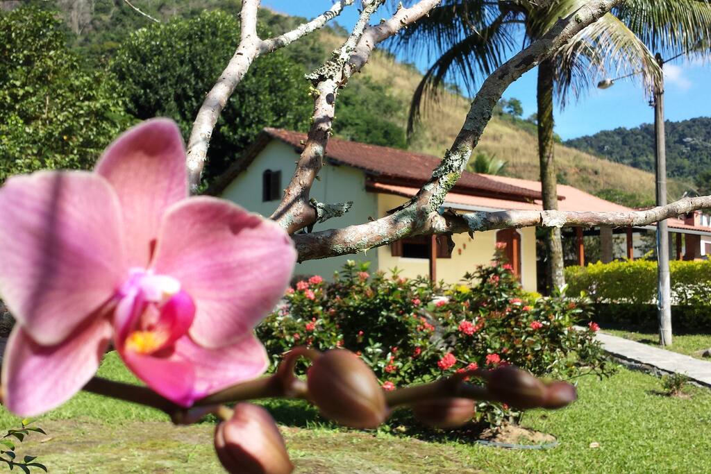Vista externa da casa