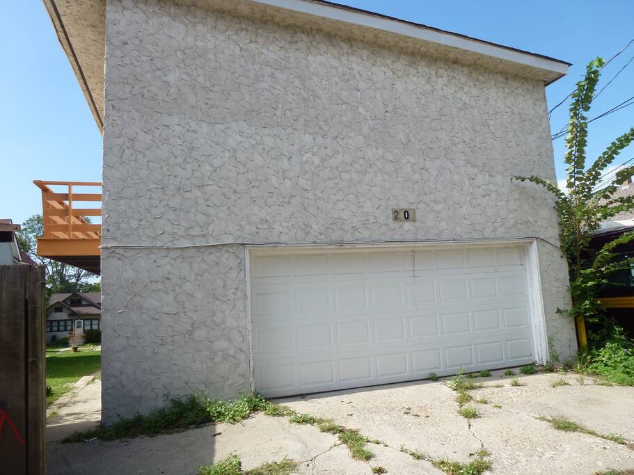 Parking spot in tuck under garage.