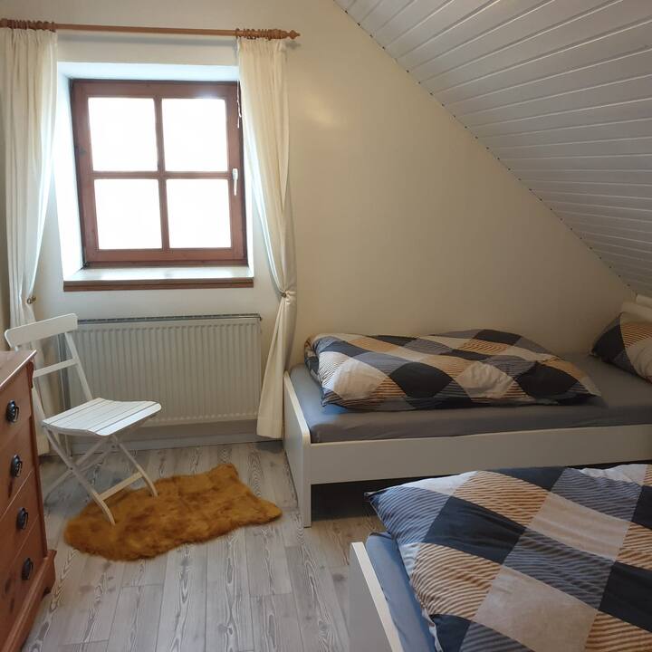 Dvokrevetna soba s bračnim krevetom