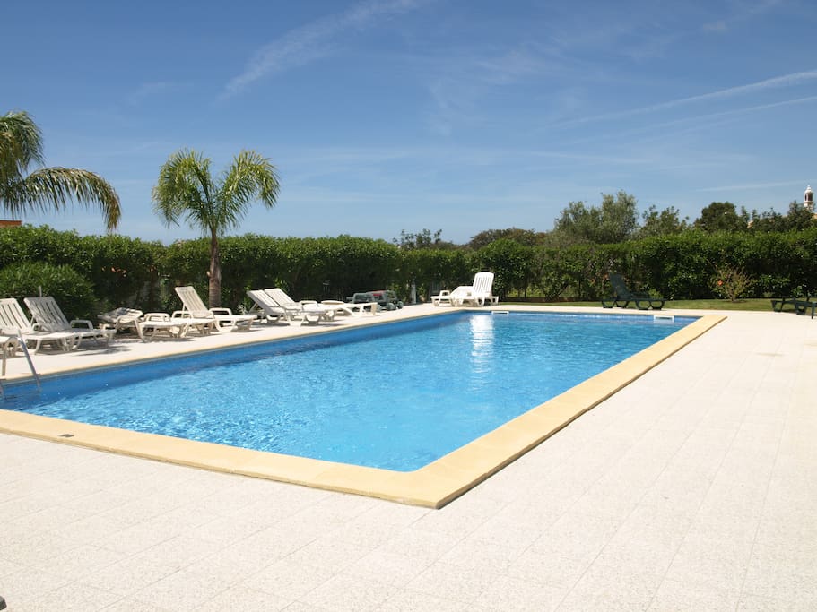 Common swimming pool area