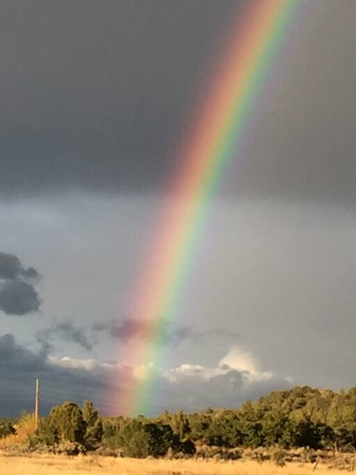 Rainbows almost everyday in Summer!