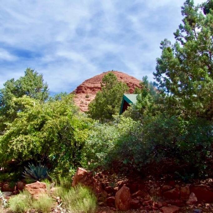 nestled at base of sugarloaf