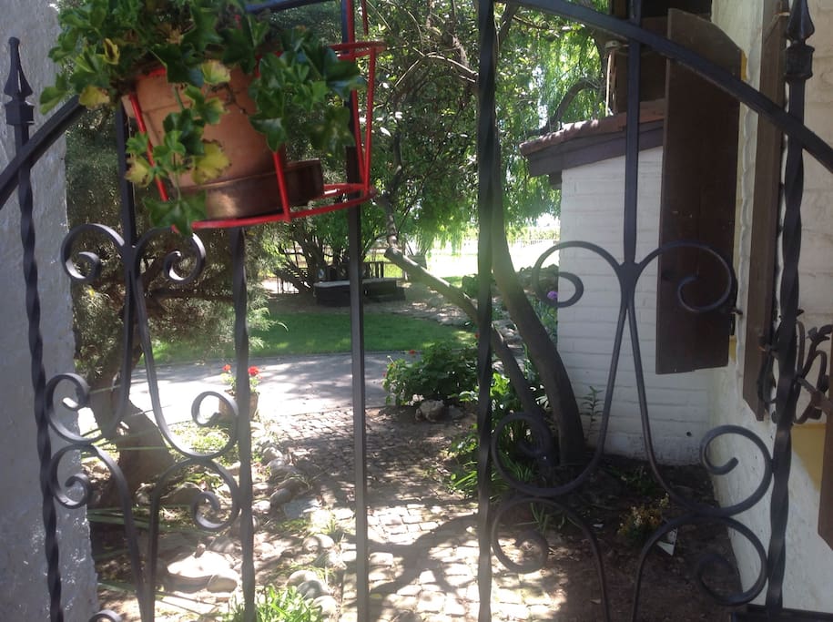 Gate to the pond
