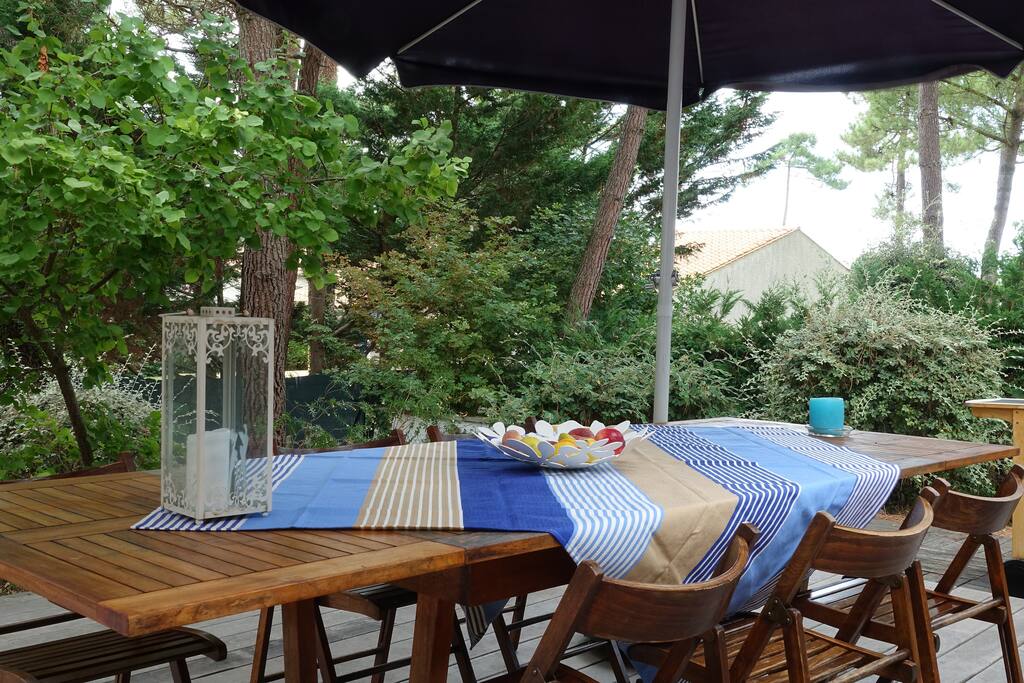 Terrasse - table familiale